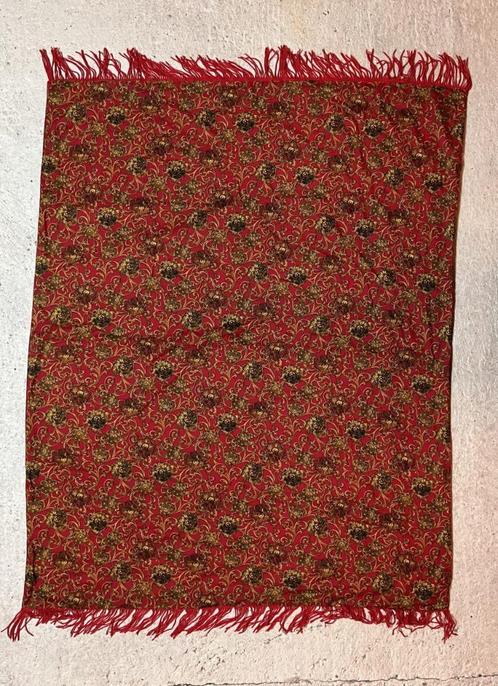 Grand foulard woonkleed Versace-stijl rood geel 160/127, Maison & Meubles, Accessoires pour la Maison | Plaids & Couvertures, Enlèvement ou Envoi