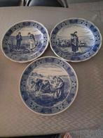 3 Delfstse borden, Ophalen of Verzenden