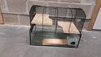 Hamsterkooi, onderkant uit glas, Dieren en Toebehoren, Kooi, Minder dan 75 cm, Minder dan 60 cm, Gebruikt