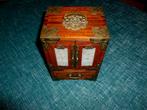 Oosters vintage houten juwelenkist, Ophalen of Verzenden, Zo goed als nieuw, Bruin, Hardcase