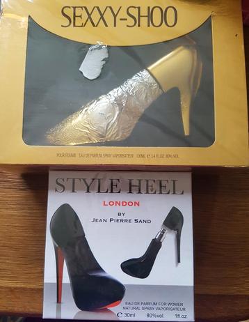 Parfum chaussures Sexxy shoo London et Jean Pierre Sand Lond beschikbaar voor biedingen