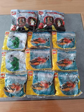 Lot echte LEGO POLYBAGS 7218, 7219 en Ninjago Movie beschikbaar voor biedingen