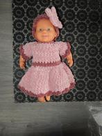 nr.37- Pop met roze jurk, Ophalen of Verzenden, Babypop