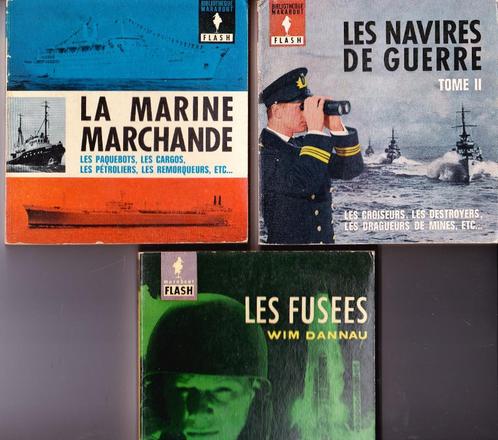 Marabout FLASH - Avions, Bateaux et Fusées- 6 vol. en SOLDE, Boeken, Oorlog en Militair, Zo goed als nieuw, Algemeen, Tweede Wereldoorlog