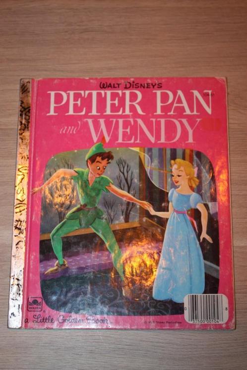 Walt Disney's Peter Pan and Wendy , Golden Book, Verzamelen, Disney, Gebruikt, Overige typen, Peter Pan of Pinokkio, Ophalen of Verzenden
