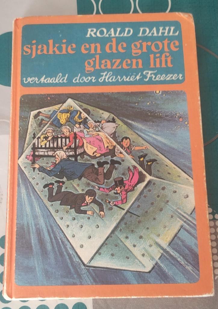 Roald Dahl Sjakie en de grote glazen lift hardcover, Boeken, Kinderboeken | Jeugd | onder 10 jaar, Gelezen, Ophalen of Verzenden
