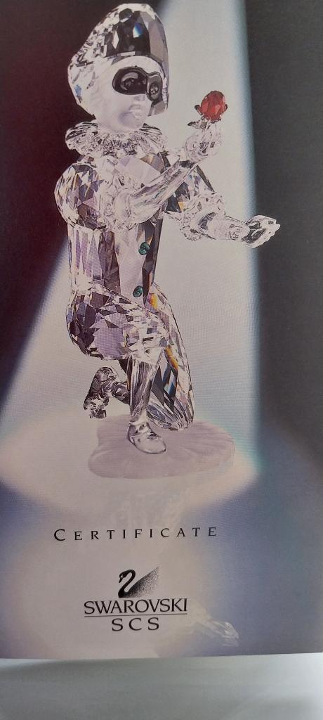 swarovski figuur Harlequin, Collections, Swarovski, Comme neuf, Figurine, Enlèvement