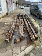 Poutres en chêne, Enlèvement ou Envoi, Bois dur, Utilisé, 250 cm ou plus