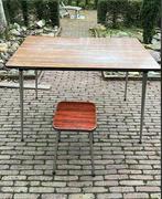 Vintage Formica Keuken Tafel en Tabouret, Ophalen