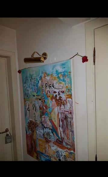 Tableau d’artiste  sur bois  beschikbaar voor biedingen