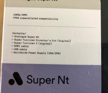 Nieuw & geseald – Analogue Super Nt (FPGA-Super Nintendo) beschikbaar voor biedingen