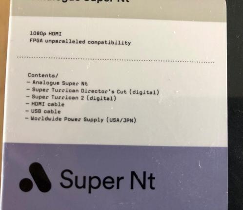 Nieuw & geseald – Analogue Super Nt (FPGA-Super Nintendo), Games en Spelcomputers, Spelcomputers | Nintendo Super NES, Nieuw, Zonder controller