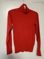 Yessica : rood coltrui rolcol pull knoopjes aan mouwen , M, Vêtements | Femmes, Pulls & Gilets, Rouge, Taille 38/40 (M), Enlèvement ou Envoi