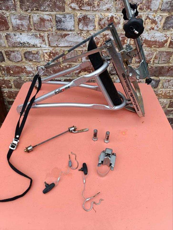 Follow me, attelage pour tandem., Vélos & Vélomoteurs, Cyclomoteurs | Accessoires, Utilisé, Enlèvement