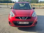Nissan Micra 1.2 essence Airco Euro 6, Auto's, Euro 6, 5 deurs, Elektrische ramen, Rood