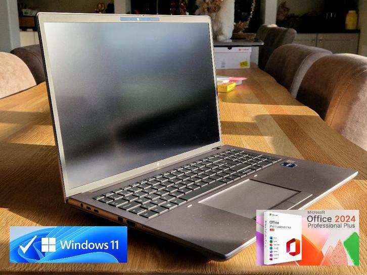 Win11 HP ZBook G9 i7 24x4.80Gz 512GB 32GB NVIDIA Office 2024, Computers en Software, Windows Laptops, Zo goed als nieuw, 16 inch