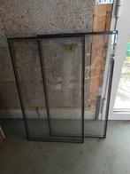 Gratis dubbel glas / raam, Doe-het-zelf en Bouw, Glas en Ramen, Ophalen, Gevelraam of Ruit, Gebruikt, Minder dan 80 cm