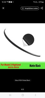 spoiler voor Tesla 3 higland - matte black, Ophalen of Verzenden