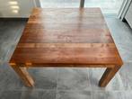 Table carrée en teck 140x140, Maison & Meubles, Tables | Tables à manger, Enlèvement, Comme neuf, Teck