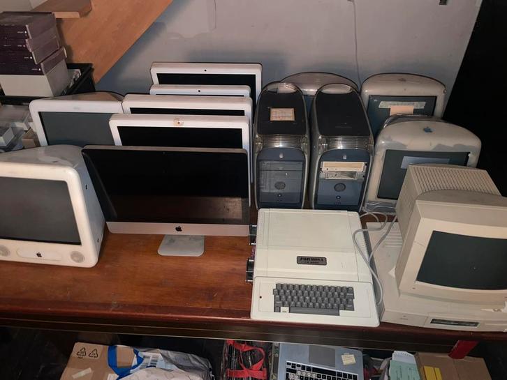 Groot lot vintage Apple computers, Computers en Software, Vintage Computers, Ophalen