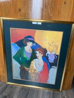 Tableau Touby gouache art déco, Ophalen