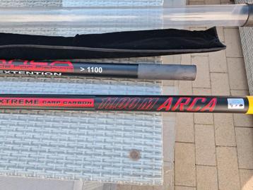 Canne Arca Carbon 11m + Topset - Faites une offre raisonnabl, Enlèvement, Comme neuf