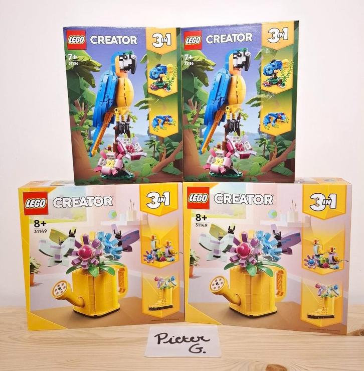 Lego Creator 3-in-1 sets (Nieuw & Sealed), Kinderen en Baby's, Speelgoed | Duplo en Lego, Nieuw, Lego, Complete set, Ophalen of Verzenden