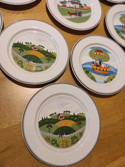 Villeroy & Boch Laplau dessertborden 21cm, Huis en Inrichting, Keuken | Servies, Zo goed als nieuw, Ophalen