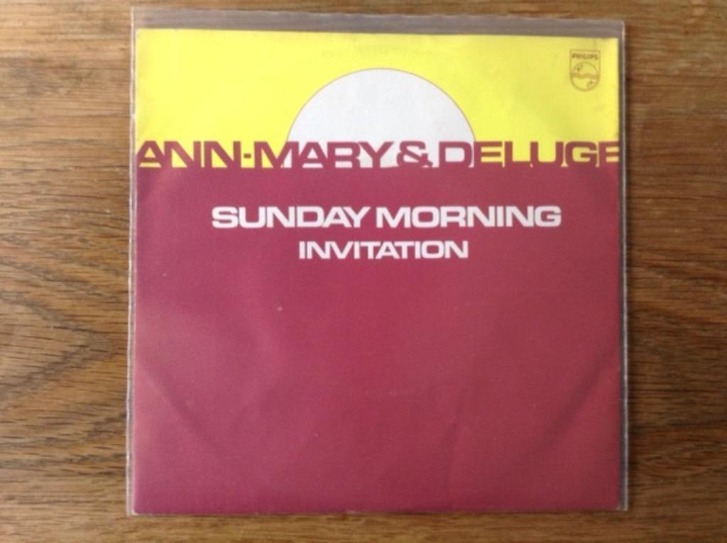 single ann-mary & deluge, Cd's en Dvd's, Vinyl Singles, Single, Pop, 7 inch, Ophalen of Verzenden