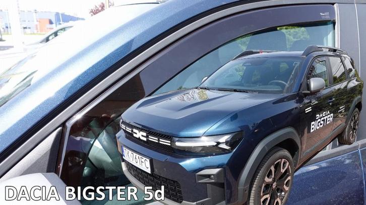 Dacia Bigster donker zijwindschermen raamspoilers visors, Autos : Pièces & Accessoires, Vitres & Accessoires, Autres marques automobiles