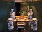 Chinees tafereel met keizer en keizerin, Antiek en Kunst, Ophalen of Verzenden