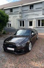 Audi S5 V6T, Auto's, Automaat, Zwart, Leder, Bruin