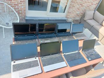 Lot laptops voor opmaak, onderdelen of export i5 en i7 beschikbaar voor biedingen