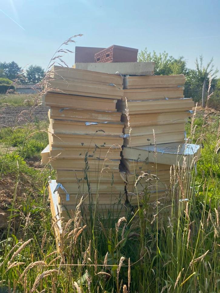 Isolatieplaten +- 22m2, Doe-het-zelf en Bouw, Isolatie en Afdichting, Zo goed als nieuw, Ophalen