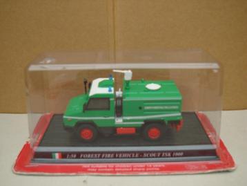 IVECO FOREST FIRE VEHICLE-SCOUT TSK 1000,OP SCHAAL 1/50.