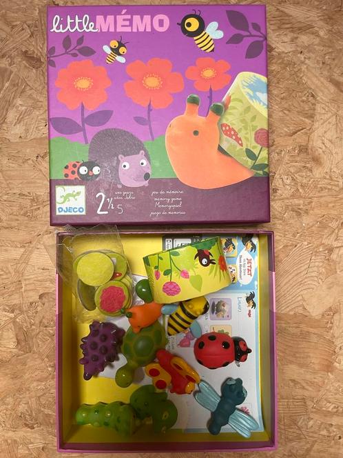 Little Mémo Djeco, geheugenspel, Kinderen en Baby's, Speelgoed | Educatief en Creatief, Zo goed als nieuw, Ophalen of Verzenden