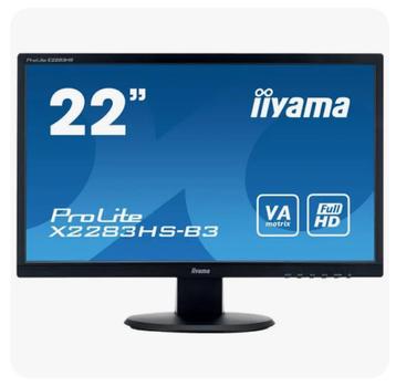 iiyama monitor 22 inch, Enlèvement ou Envoi, Comme neuf