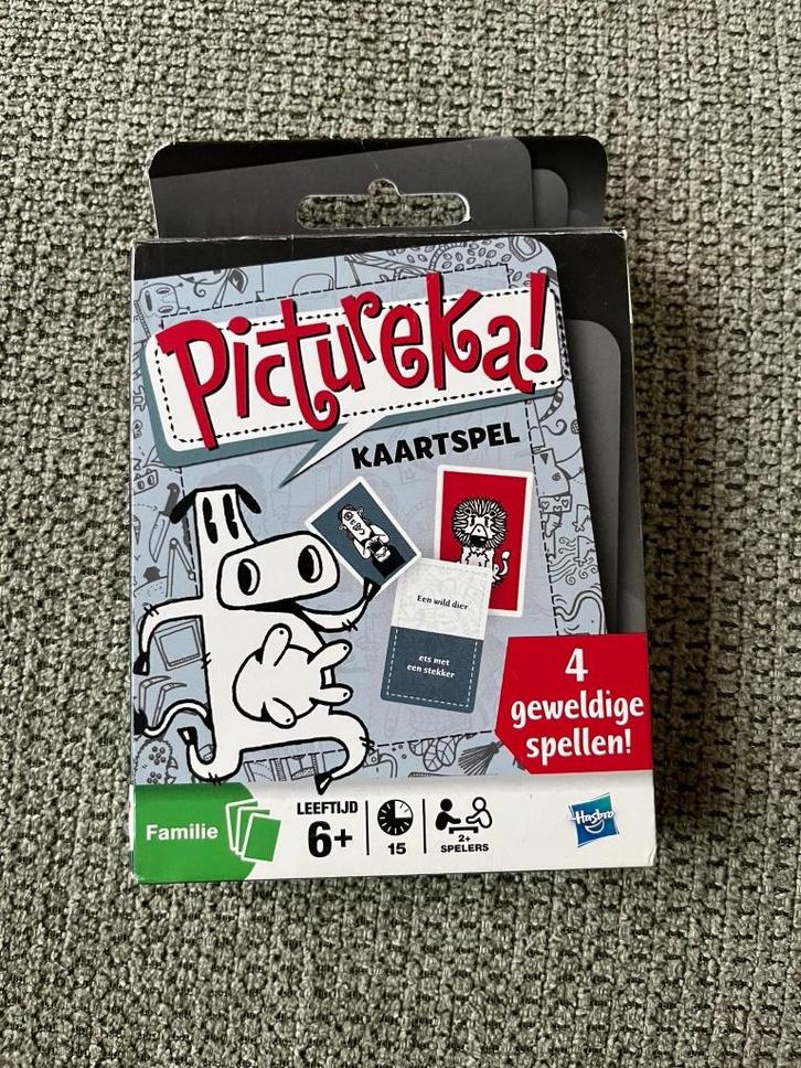 PictureKa! Kaartspel, Hobby en Vrije tijd, Gezelschapsspellen | Kaartspellen, Zo goed als nieuw, Een of twee spelers, Drie of vier spelers