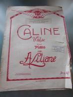 partition Caline valse pour piano par A Liliane, Musique & Instruments, Partitions, Piano, Utilisé, Enlèvement ou Envoi