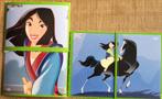 4 Disney stickers: Mulan, Collections, Comme neuf, Autres personnages, Enlèvement ou Envoi, Image ou Affiche