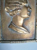 Koperen kader koningin Astrid, Antiek en Kunst, Curiosa en Brocante, Ophalen