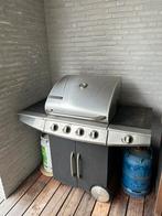 Gasbarbecue met 4 branders + 1 zijbrander, Jardin & Terrasse, Barbecues à gaz, Enlèvement, Utilisé