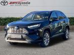 Toyota RAV-4 Premium Plus+panoroof+360°cam+gps+sens V+A, Auto's, Toyota, USB, 161 kW, Zwart, 5 deurs