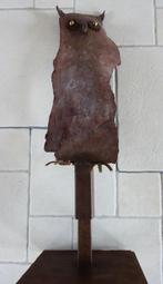 Ludo Giels, CBR-metaal, Wijze Uil, hoog 85 cm, Antiek en Kunst, Ophalen of Verzenden