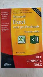 Wim de Groot - Excel voor professionals, Livres, Informatique & Ordinateur, Comme neuf, Wim de Groot, Enlèvement ou Envoi