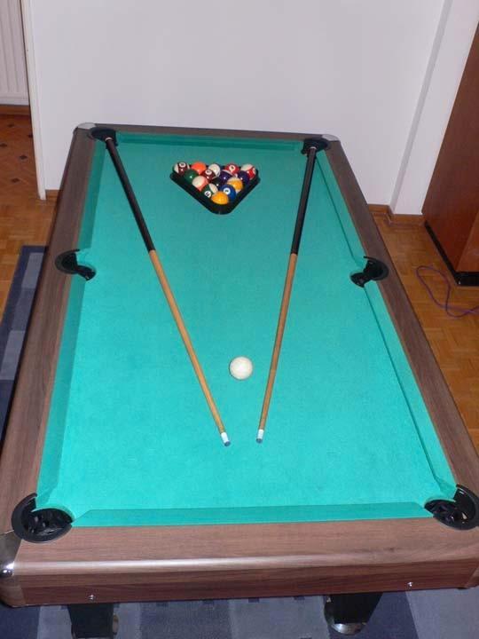 Afhalen tot 27 oktober: Biljarttafel 185x100cm, Sport en Fitness, Biljarten en Poolen, Gebruikt, Ophalen