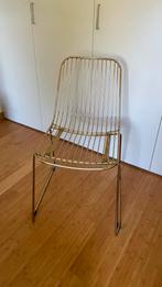 Chaise doré, Huis en Inrichting, Stoelen, Ophalen, Overige kleuren, Zo goed als nieuw, Metaal