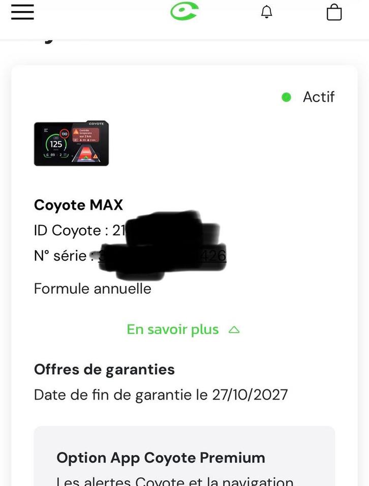 Coyote system avec support aimanté et housse / cable, Autos : Divers, Accessoires de voiture, Neuf, Enlèvement