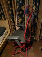Ergonomische Gaming Stoel STYRSPEL – Grijs/Rood, Huis en Inrichting, Ophalen, Gaming bureaustoel, Zo goed als nieuw, Grijs