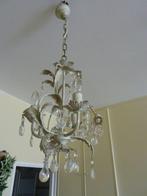 Luster met drie armen, Ophalen, Gebruikt, Glas, Vintage - retro
